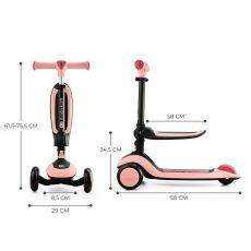 Самокат Kinderkraft Halley Rose Pink